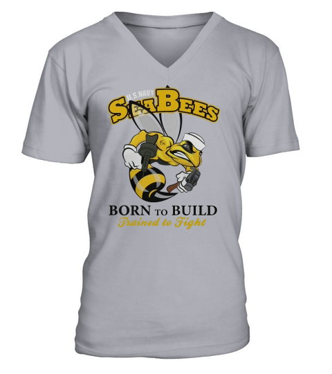Navy Seabee V-Neck T-shirt