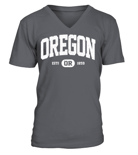 Oregon Retro Vintage Oregon Or V-Neck T-shirt