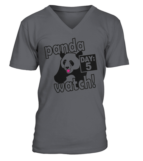 Panda watch design, inspired by Anchorman V-Neck T-shirt