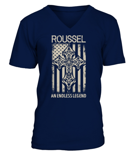 ROUSSEL An Endless Legend Name Shirts V-Neck T-shirt