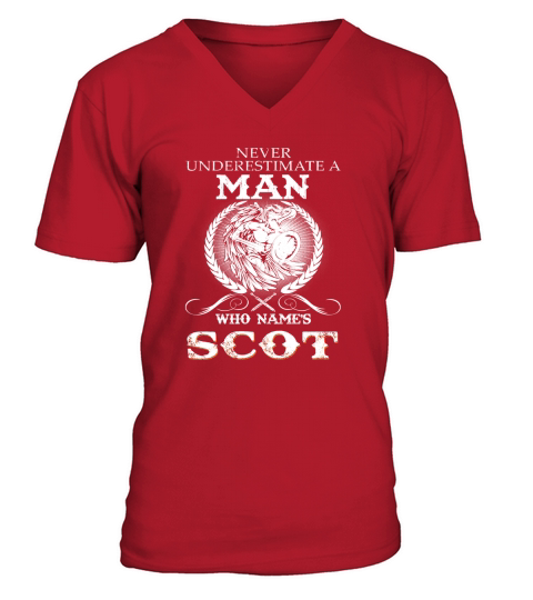 SCOT NAME, SCOT BIRTHDAY, SCOT HOODIE, SCOT TSHIRT FOR YOU V-Neck T-shirt