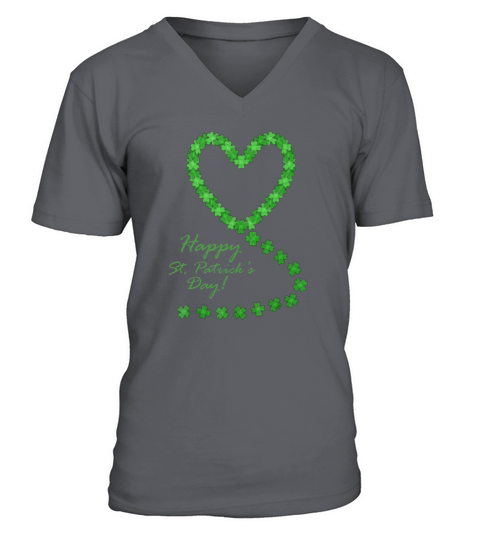 Shamrock  Saint Patricks Day Women V-Neck T-shirt