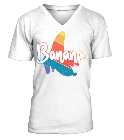 Vintage Banana V-Neck T-shirt
