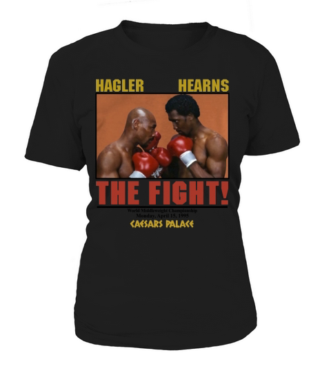 Marvin Hagler Vs Tommy Hearns The Fight 1985 Women's T-Shirt