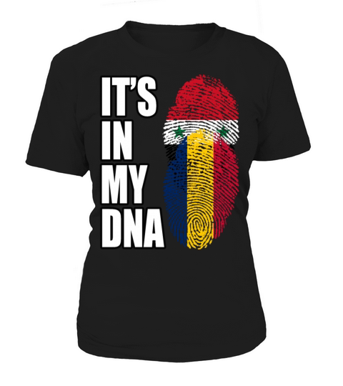 Syrian And Chadian Vintage Heritage DNA Flag Women's T-Shirt