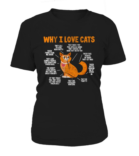 Why I Love Cats Vintage Women's T-Shirt
