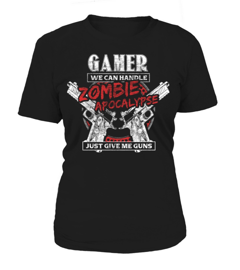 Zombie Apocalypse Guns Monster Gift Women's T-Shirt