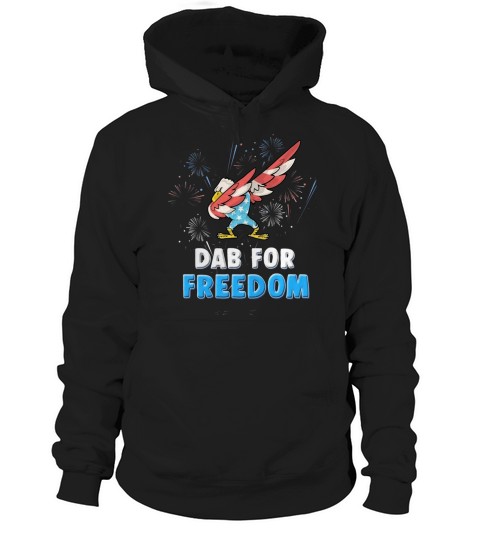 Dab For Freedom - Rabbit Skins Baby Onesie Hoodie Unisex