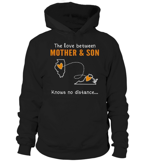 IL - VA The love between Mother and Son knows no distance Hoodie Unisex