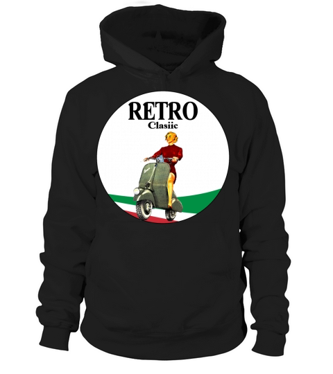 ITALIA VESPA SCOOTER T SHIRT Hoodie Unisex