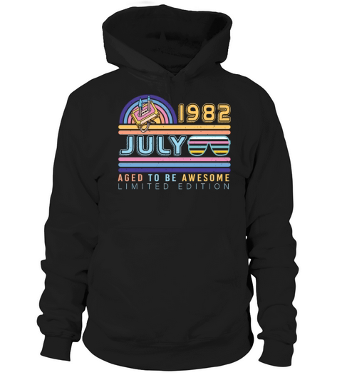 July 1982 40th Birthday Hoodie Unisex