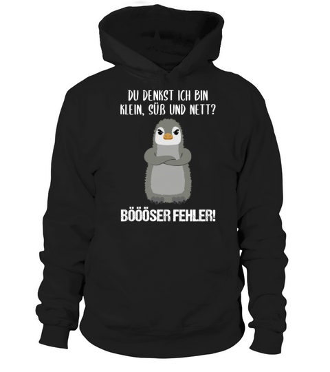 Penguin Small Sweet Nice Funny Quote Gift Hoodie Unisex