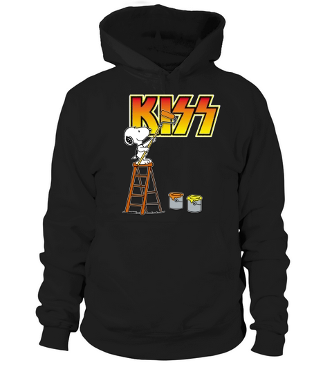 Snoopy paint Kiss Hoodie Unisex
