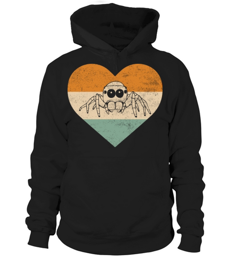 Vintage Exotic Jumping Spiders Pet Collector Lifes Hoodie Unisex