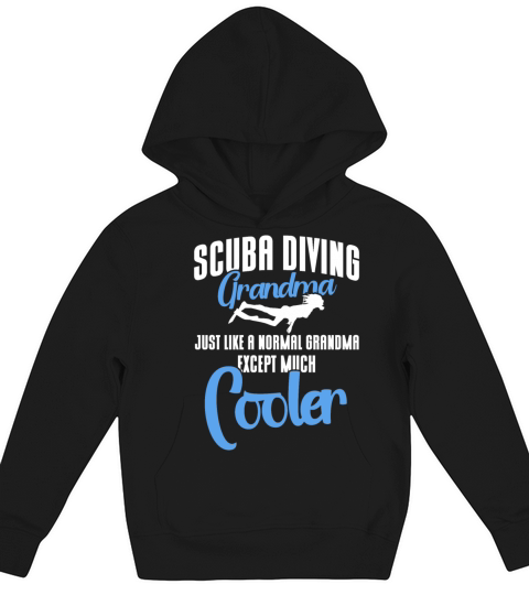 Scuba Diving Gift Underwater Lover Scuba Diver Kids Hoodie