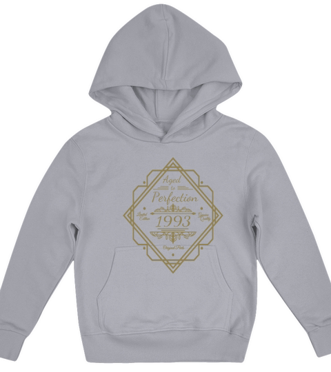 Vintage 1993 Birthday Matured to perfection Kids Hoodie