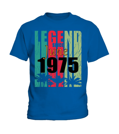 1975 vintage born in June gift Kids T-Shirt