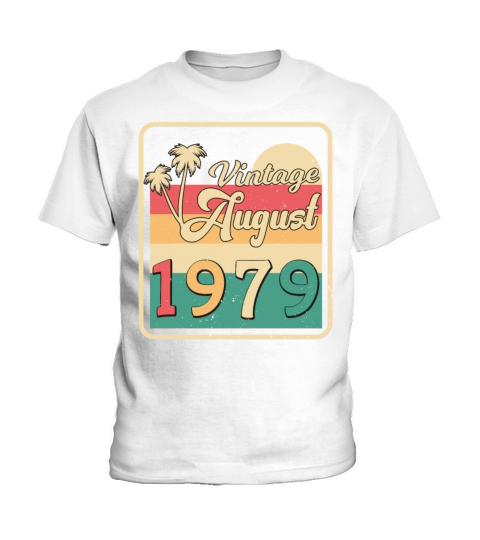 1979 August Gift Idea Kids T-Shirt