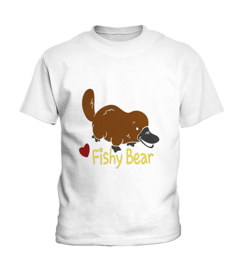fishy bear platypus humor Kids T-Shirt