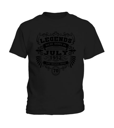 Funny Sayings for 50th Birthday July 1952 Vintage Kids T-Shirt