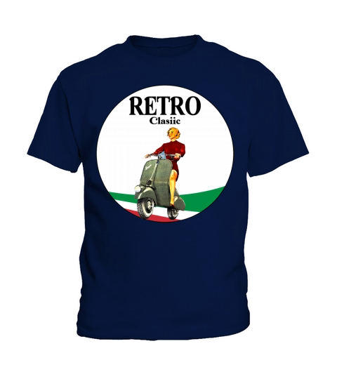 ITALIA VESPA SCOOTER T SHIRT Kids T-Shirt