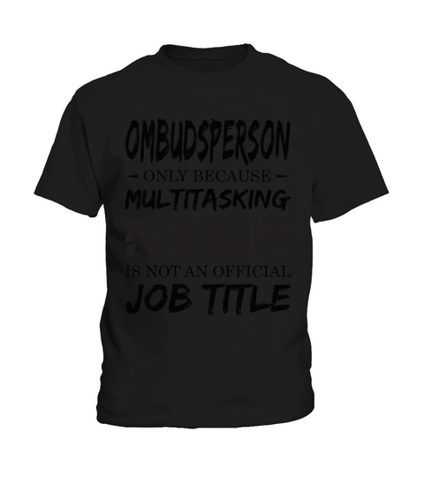 Ninja Ombudsperson Kids T-Shirt