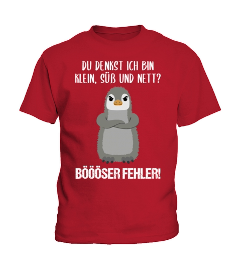 Penguin Small Sweet Nice Funny Quote Gift Kids T-Shirt