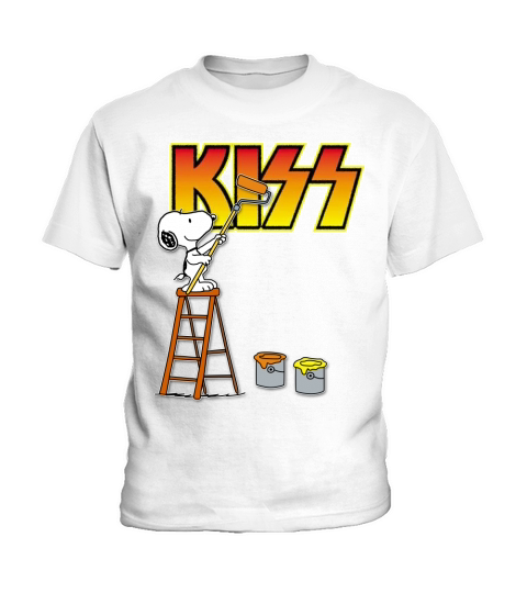 Snoopy paint Kiss Kids T-Shirt