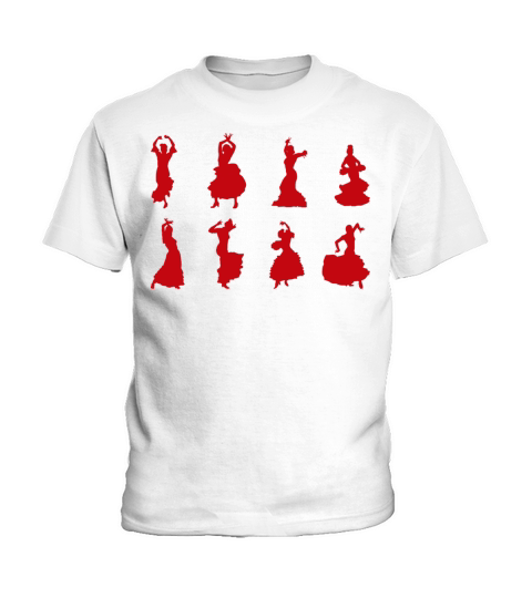 Spain Flamenco Dance Seville Espana Kids T-Shirt