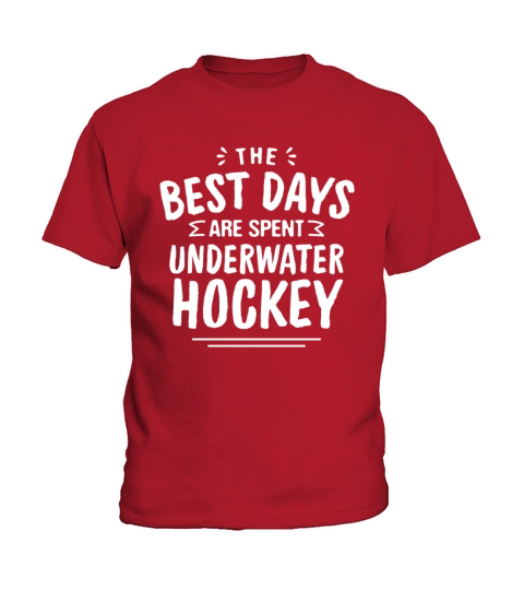 The Best Days Are Spent Underwater Hockey Summer Kids T-Shirt