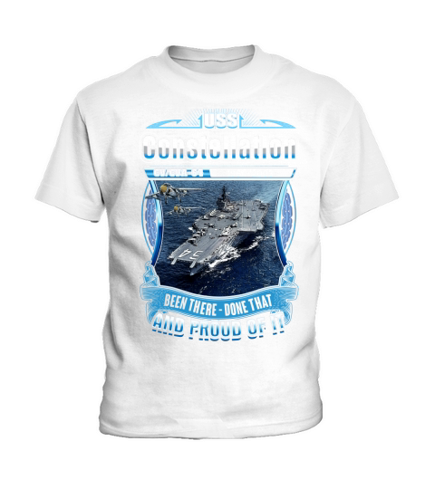 USS CONSTELLATION (CV-64) and proud of it - Coffee Mug (colored) Kids T-Shirt