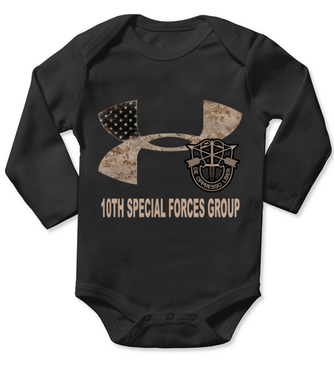 10th Special Forces Group Long Sleeve Baby One-Piece