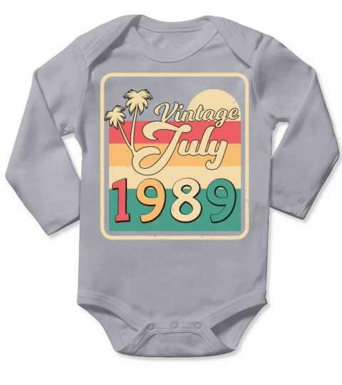 1989 July Everything Original Long Sleeve Baby One-Piece
