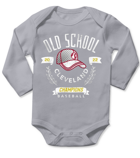 Baseball Vintage Retro Sports team Graphic Long Sleeve Baby One-Piece