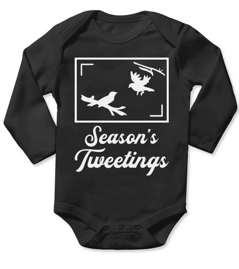 Bird Watching Seasons Tweetings Bird Watcher Long Sleeve Baby One-Piece