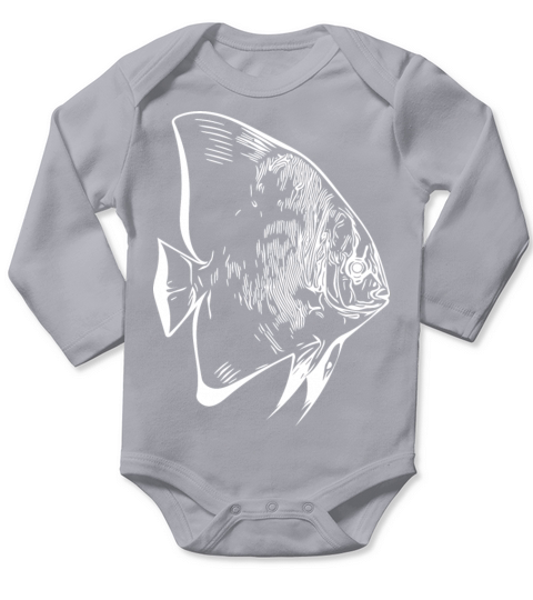 Elegant Vintage Batfish Long Sleeve Baby One-Piece