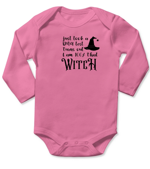 HALLOWEEN WITCH DNA Long Sleeve Baby One-Piece