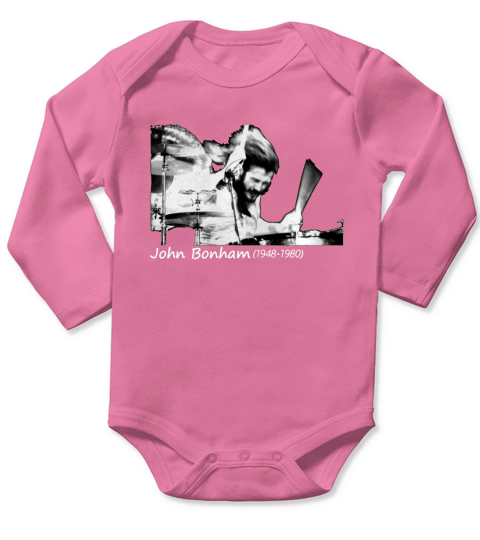 John Bonham Long Sleeve Baby One-Piece