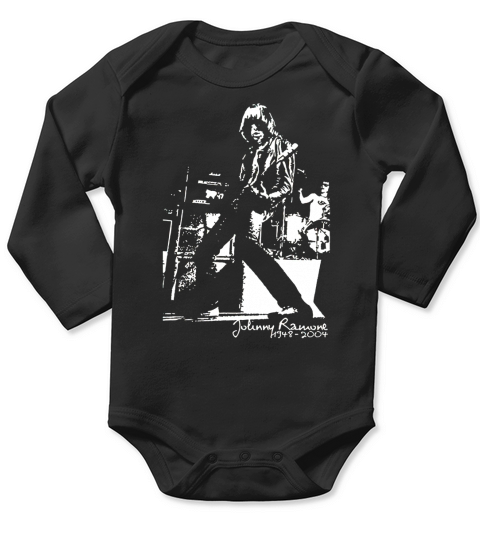 Johnny Ramone Fan Long Sleeve Baby One-Piece