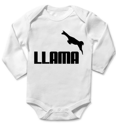Llama Long Sleeve Baby One-Piece