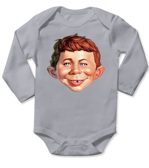 Mad Magazine Long Sleeve Baby One-Piece