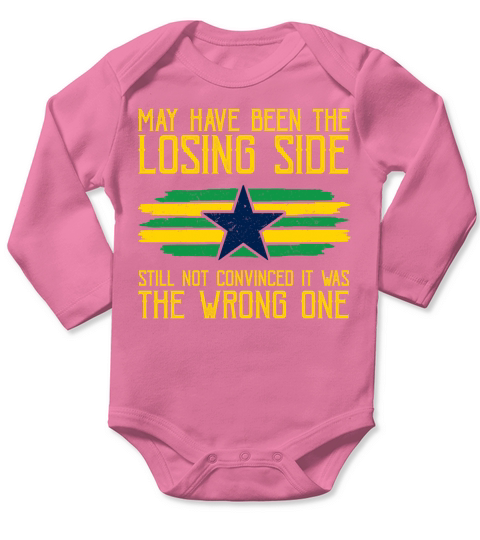 May have been the losing side still not convinced it was the wrong one Long Sleeve Baby One-Piece