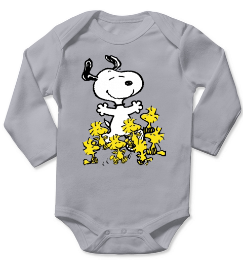 Peanuts Snoopy Long Sleeve Baby One-Piece