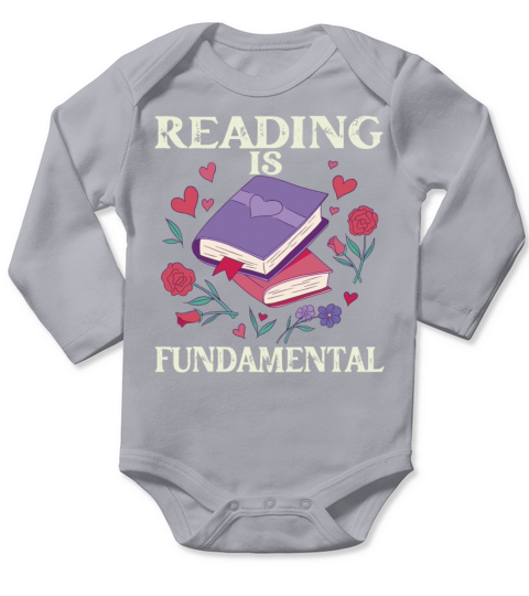 Reading Is Fundamental Long Sleeve Baby One-Piece