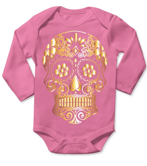 Skull Long Sleeve Baby One-Piece
