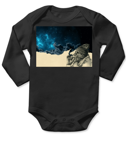 Smoke and wonder Long Sleeve Baby One-Piece
