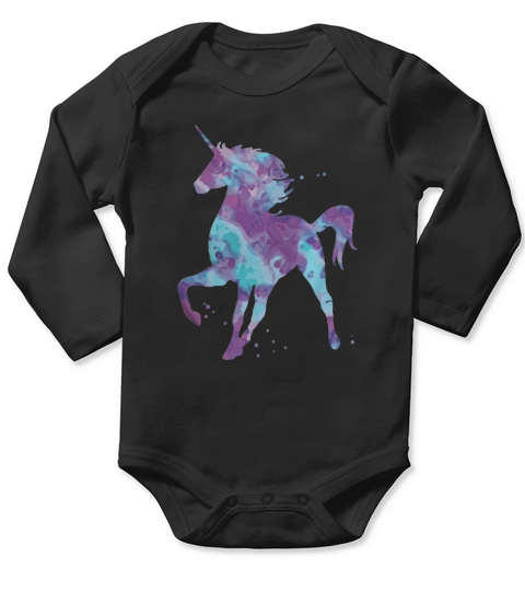 Unicorn T-Shirt Long Sleeve Baby One-Piece