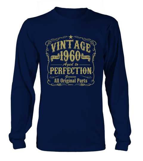 3. vintage 1960 good birthday funny Tshirt Long sleeved Unisex