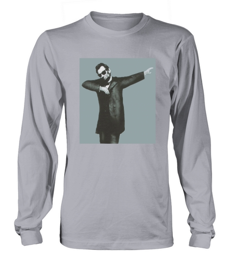 Abe Lincoln Dabbing Cool Dab Lincolns Birthday Long sleeved Unisex