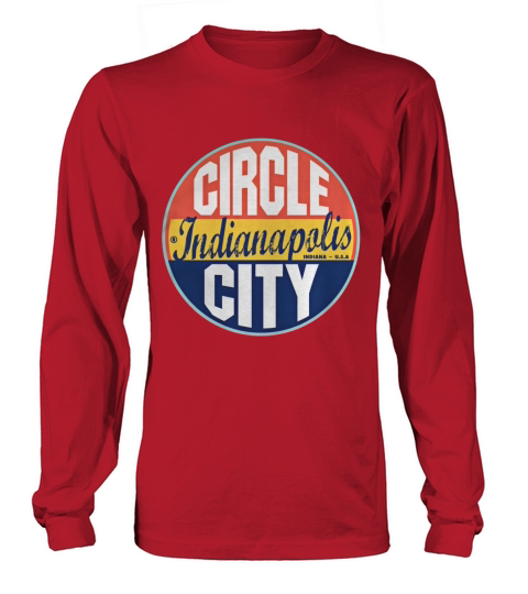 Indianapolis Vintage Label T-Shirt Long sleeved Unisex